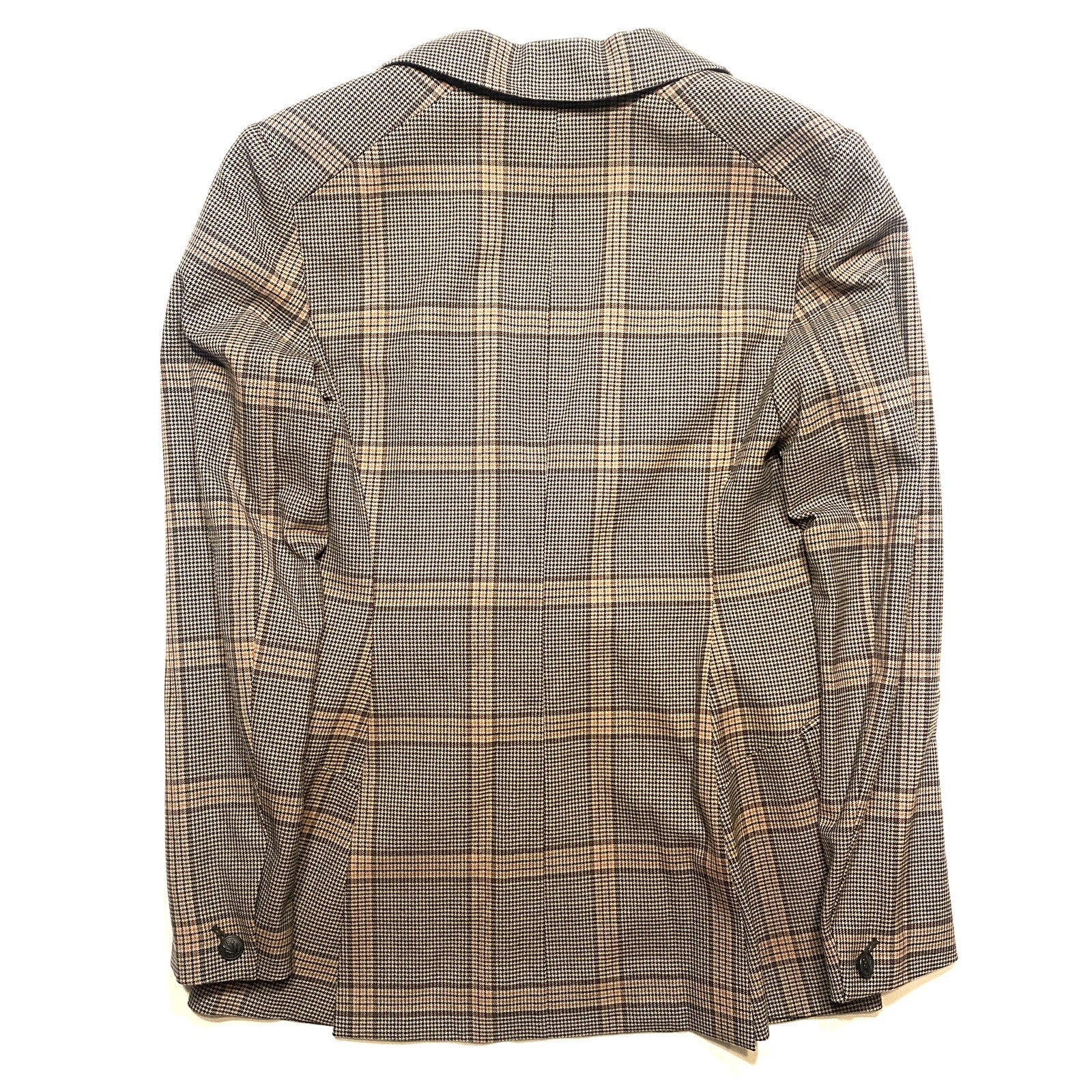 RAG & BONE Womens Bianca Plaid Check Blazer Jacket Brown 2 (MSRP $650)