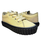 LANVIN Mens Curbies Low Top Canvas Suede Sneaker Beige (MSRP $590)