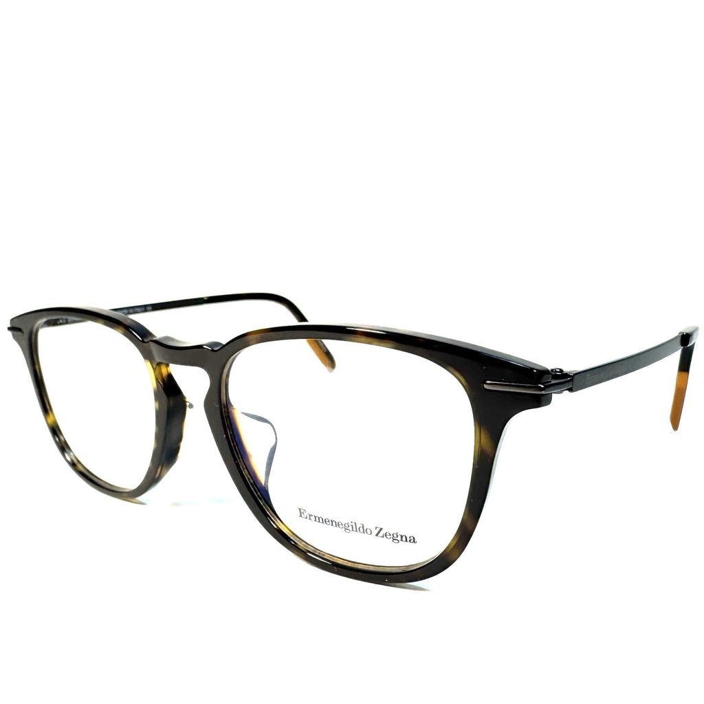 ERMENEGILDO ZEGNA Mens EZ5224 052 Round Eyeglasses Frames Tortoise (MSRP $275)