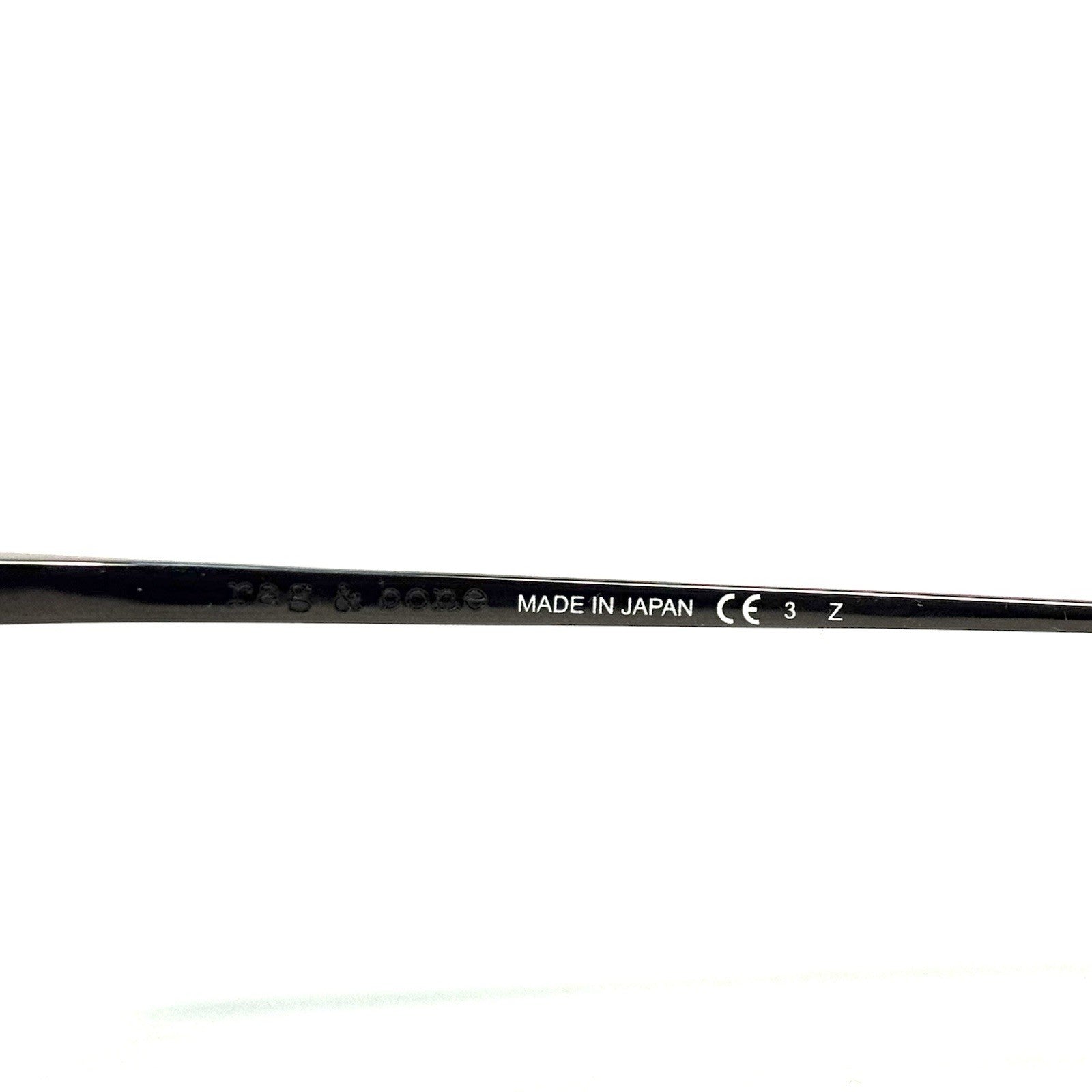 RAG & BONE Mens Walker RNB9005 Navigator Polarized Sunglasses Black (MSRP $558)