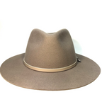 RAG & BONE Womens Wool City Felt Fedora Hat Light Sand Beige L (MSRP $198)