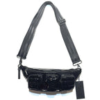 THINK ROYLN Triple Threat Sling Crossbody Bag Patent Black (MSRP $158)