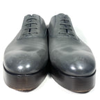 ERMENEGILDO ZEGNA Couture Mens Leather Lace Up Oxford Shoes Grey 11 -MSRP $1,100