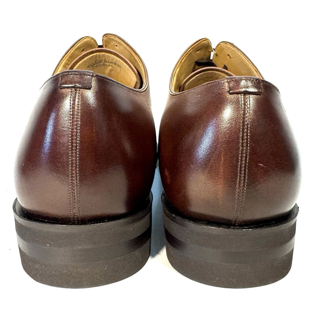 BALLY Scribe Mens Scotch Calf Leather Lace Up Dress Shoes Brown 7 (MSRP $1,200)