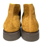 JOHN LOBB Mens Dixter Suede Leather Chukka Boots Tobacco Brown 10 (MSRP $2,050)