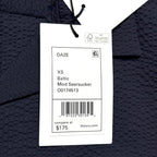 THEORY Mens Daze Seersucker Short Sleeve Button Shirt Baltic Blue XS (MSRP $175)