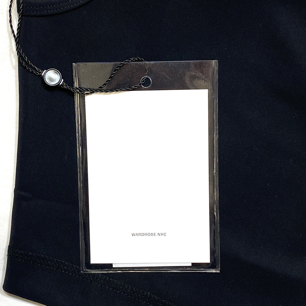 WARDROBE NYC Womens Athletic W02 Crop Top Black (MSRP $125)