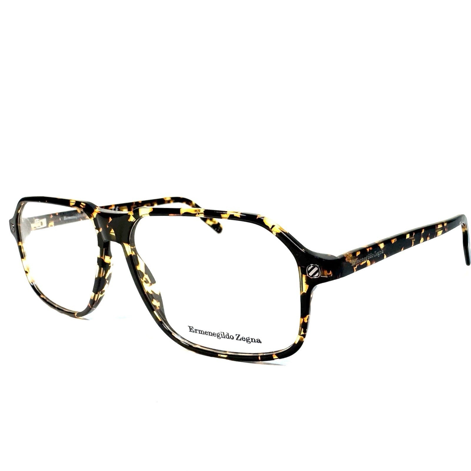 ERMENEGILDO ZEGNA Mens EZ5227 052 Eyeglasses Frames Tortoise Brown (MSRP $275)