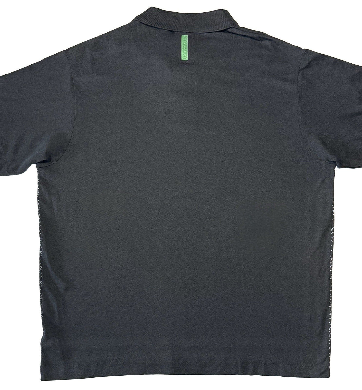 LACOSTE Mens Big and Tall Logo Graphic Croc Polo Shirt Black (MSRP $145)