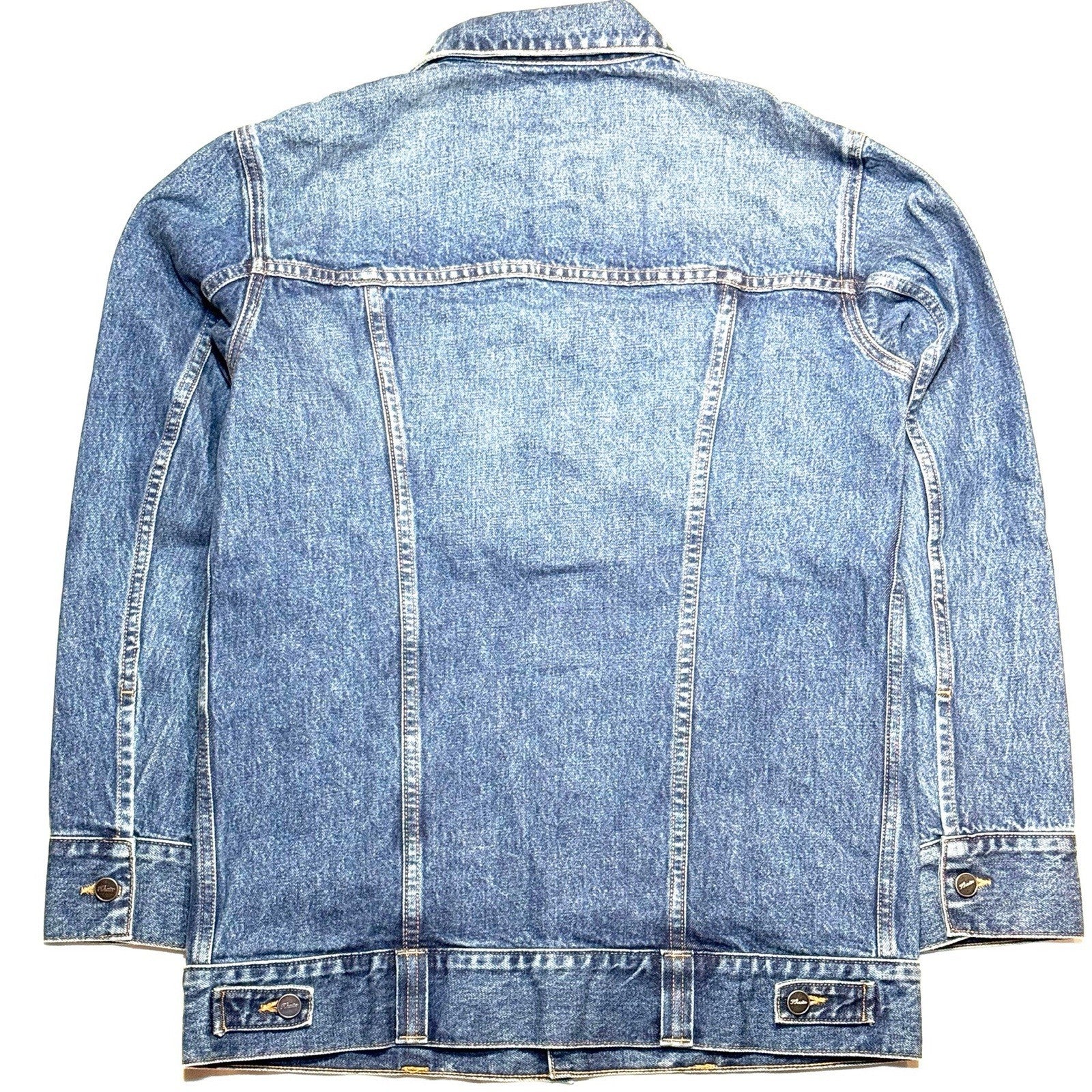 KHAITE Womens Ross Oversized Denim Jean Jacket Archer Blue (MSRP $980)