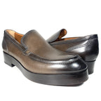ERMENEGILDO ZEGNA Couture Mens Leather Slip On Loafers Brown 11 (MSRP $995)