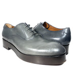 ERMENEGILDO ZEGNA Couture Mens Leather Lace Up Oxford Shoes Grey 11 -MSRP $1,100