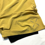 TEN THOUSAND Mens 9in Interval Shorts Lined Yellow XXL (MSRP $68)