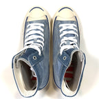 DIESEL Mens Principia Mid Top Denim Logo Sneakers Light Blue (MSRP $225)