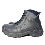 GIVENCHY Mens Mid High Rubber Lace Up 4G Logo Boots Black (MSRP $675)