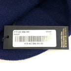 OCTOBERS VERY OWN OVO Knit Acrylic Beanie Cap Hat Navy Blue