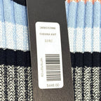 VERONICA BEARD Fabiana Stripe Knit Sleeveless Sweater Dress Blue (MSRP $448)
