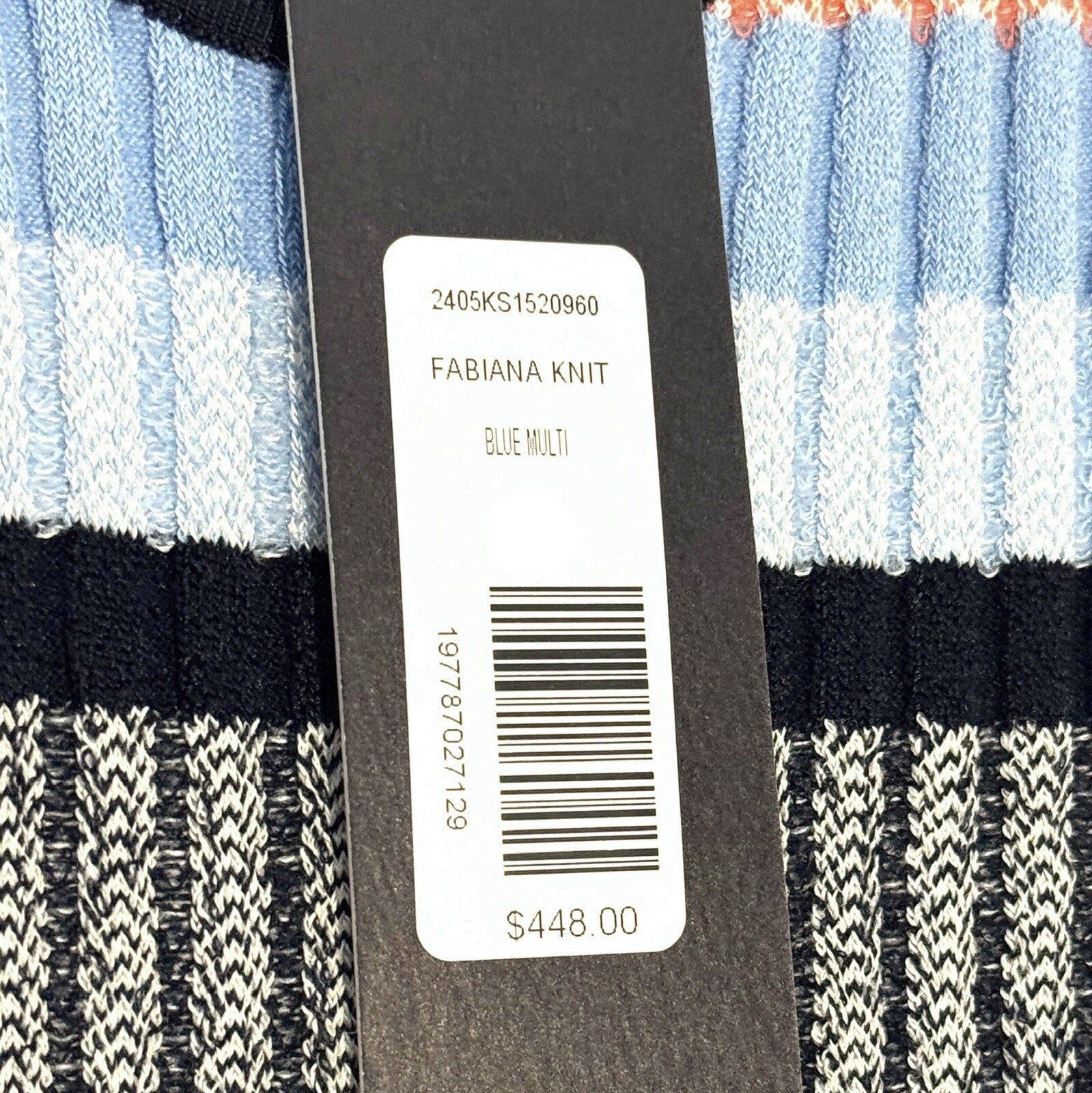 VERONICA BEARD Fabiana Stripe Knit Sleeveless Sweater Dress Blue (MSRP $448)