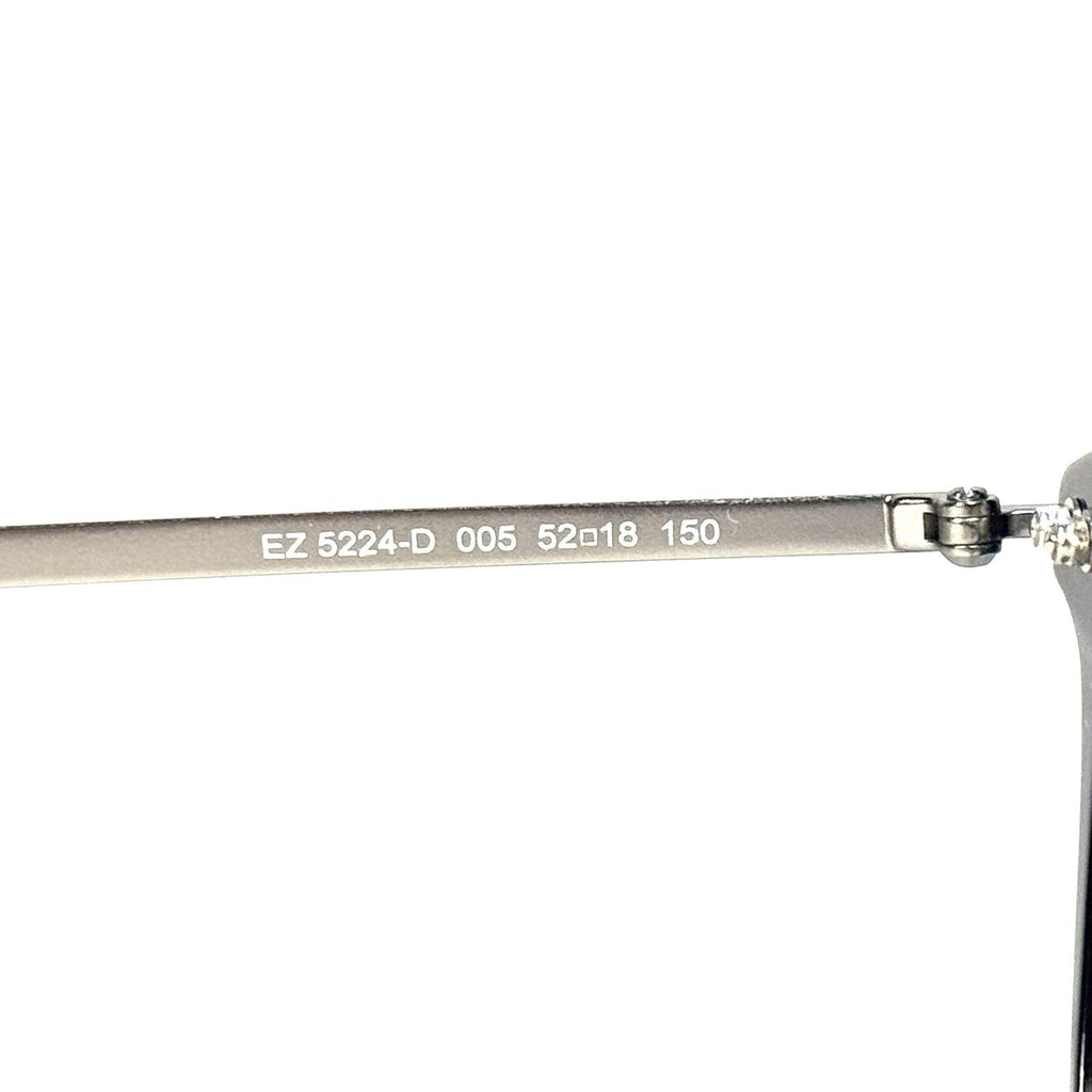 ERMENEGILDO ZEGNA Mens EZ5224 005 Round Eyeglasses Frames Black (MSRP $275)