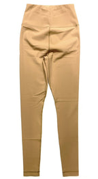 WARDROBE NYC Womens Solid Sport Leggings Camel Beige (MSRP $250)