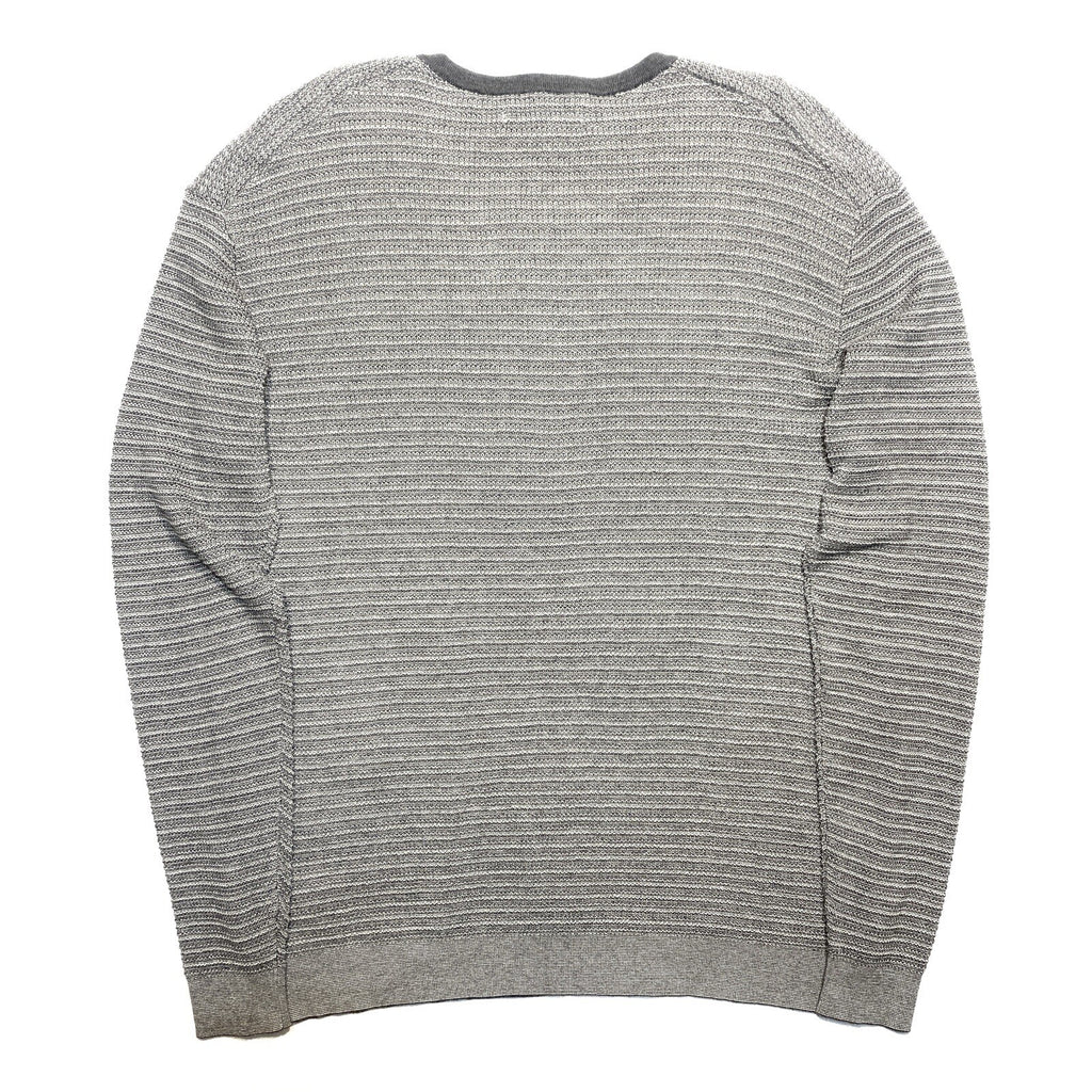 JOHN VARVATOS USA Mens Long Sleeve Jennings Knit Henley Shirt Grey (MSRP $188)