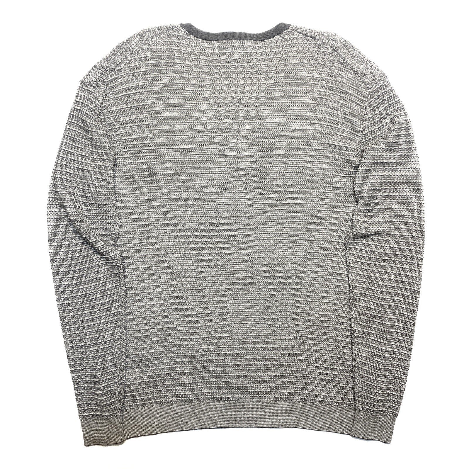JOHN VARVATOS USA Mens Long Sleeve Jennings Knit Henley Shirt Grey (MSRP $188)