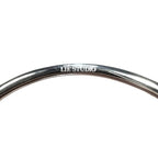 LIE STUDIO Womens .925 Silver Plated Olga Open Cuff Bracelet (MSRP $315)