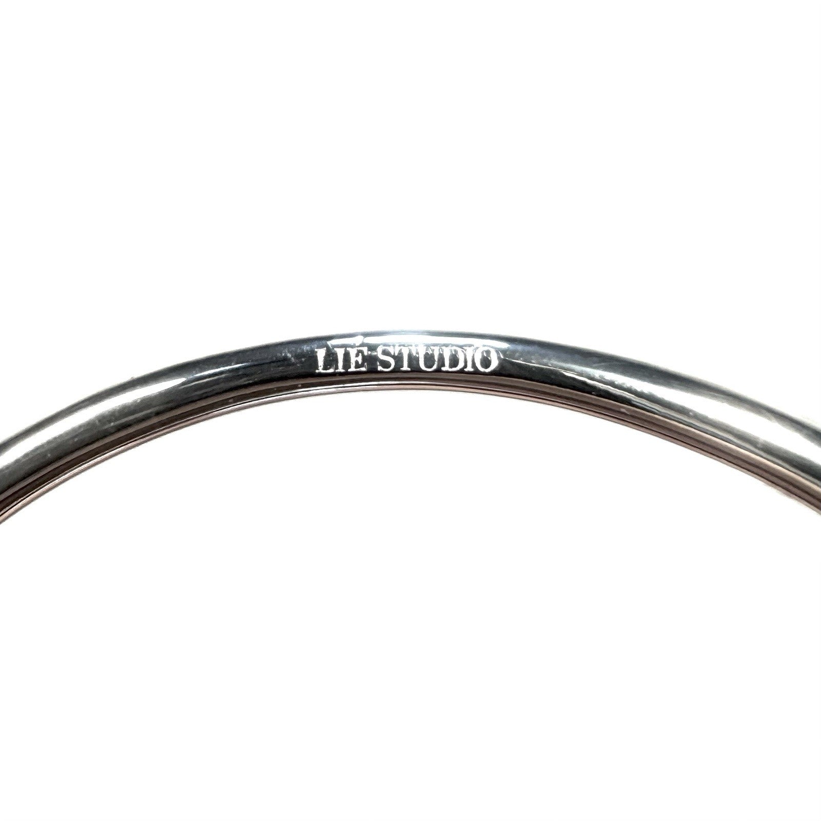 LIE STUDIO Womens .925 Silver Plated Olga Open Cuff Bracelet (MSRP $315)