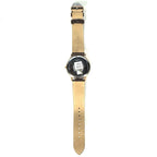 PAUL SMITH Mens Leather Strap Stainless Watch Bronze Brown 38mm (MSRP $325)