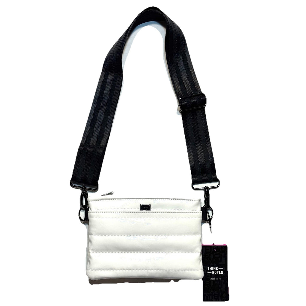 THINK ROYLN Bum Bag Shoulder Crossbody Mirror White (MSRP $98)