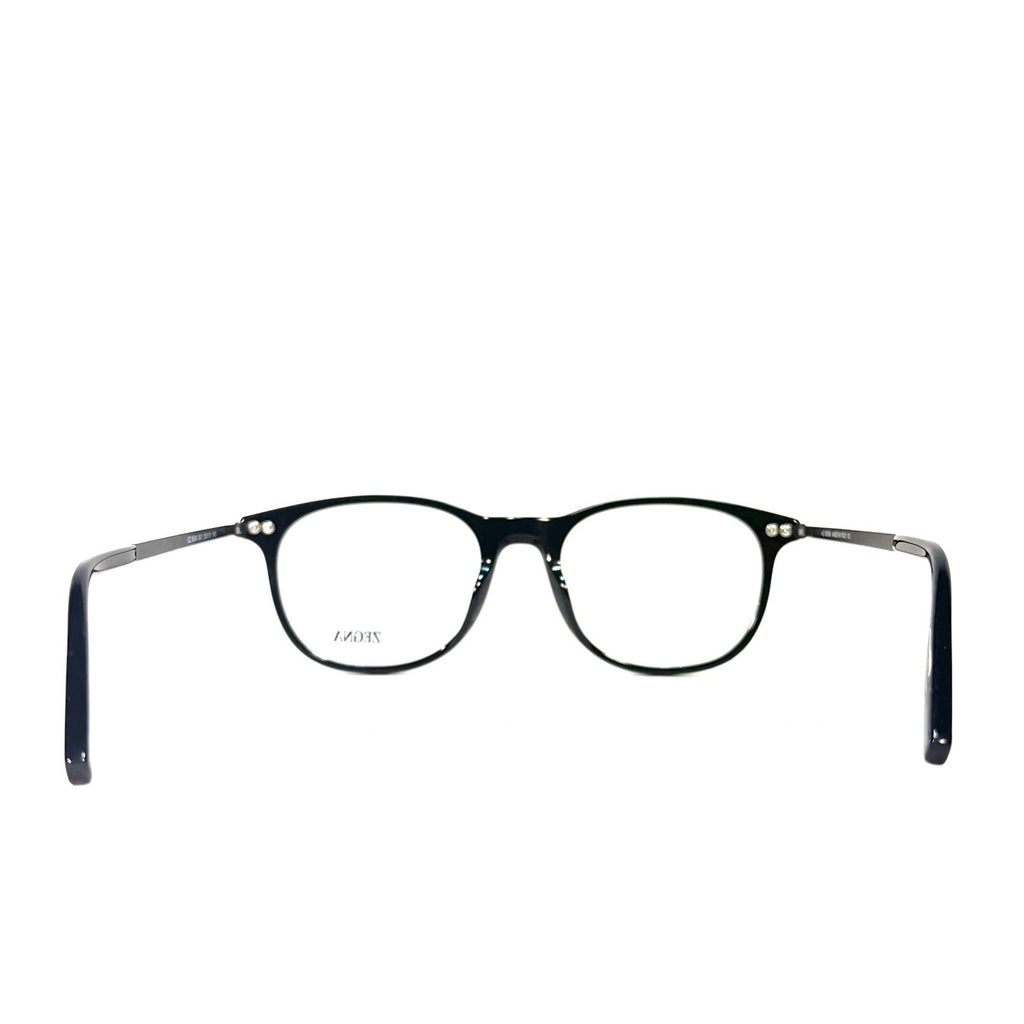 ERMENEGILDO ZEGNA Mens EZ5245 001 Round Eyeglasses Frames Black (MSRP $275)