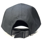 CAFE KITSUNE Unisex Logo Embroidered 5 Panel Cap Hat Black (MSRP $120)