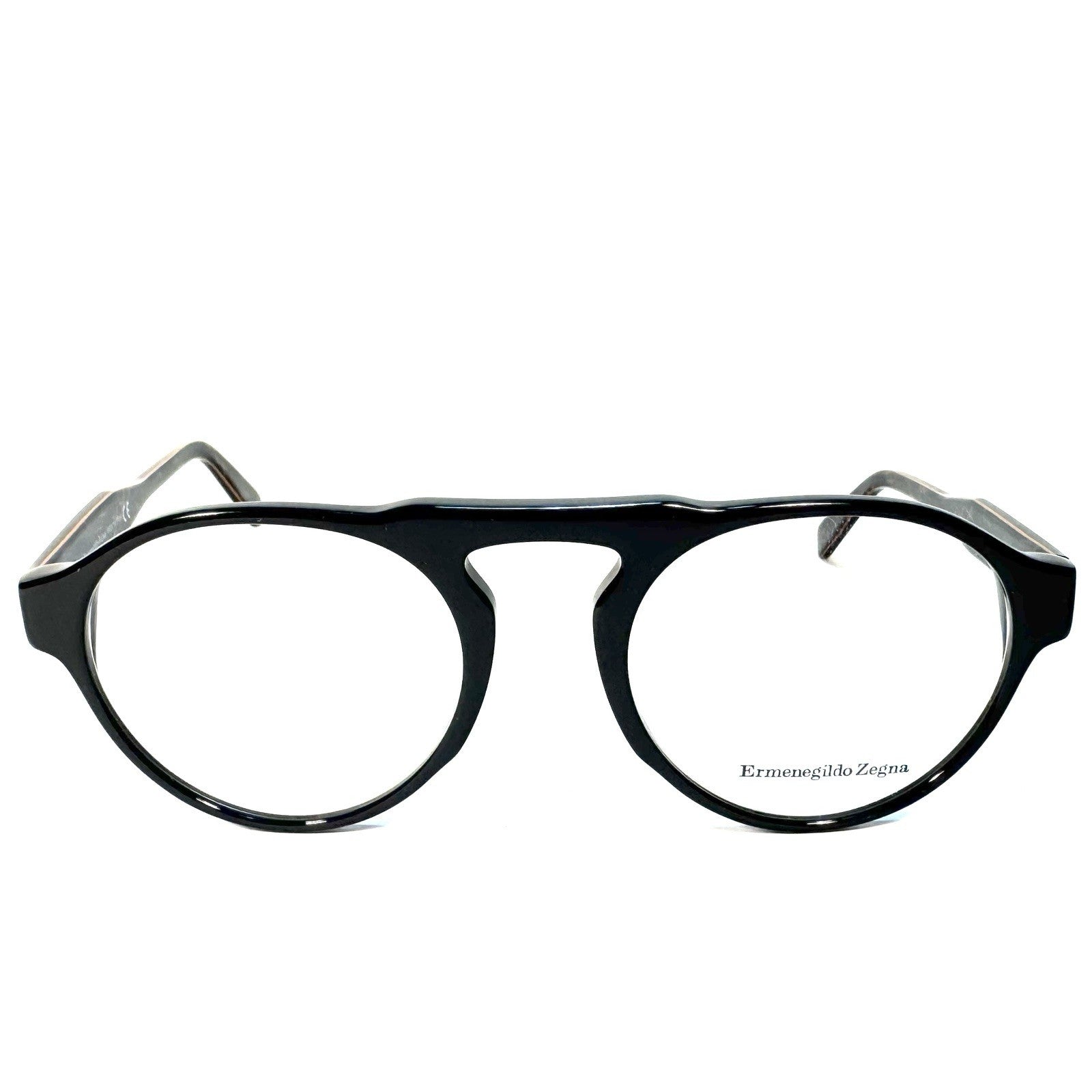 ERMENEGILDO ZEGNA Mens EZ5188 001 XXX12 Eyeglasses Frames Black (MSRP $275)