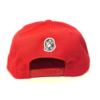 BILLIONAIRE BOYS CLUB Script Spellout Logo Snapback Hat Red (MSRP $50)