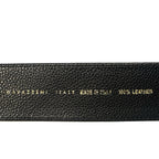 VERONICA BEARD x GAVAZZENI Womens Londra Leather Wrap Belt Black (MSRP $180)