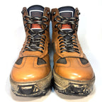 MAISON MARGIELA Mens Climber Hiker Leather Sneaker Boots Brown (MSRP $1,100)