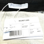 HELMUT LANG Mens Foil Jean Shirt Jacket Metal Crash Distressed Black (MSRP $695)