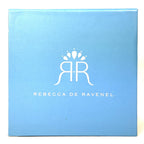 REBECCA DE RAVENEL Mini Cora Wood Heart Earrings Gold Clip Back (MSRP $215)