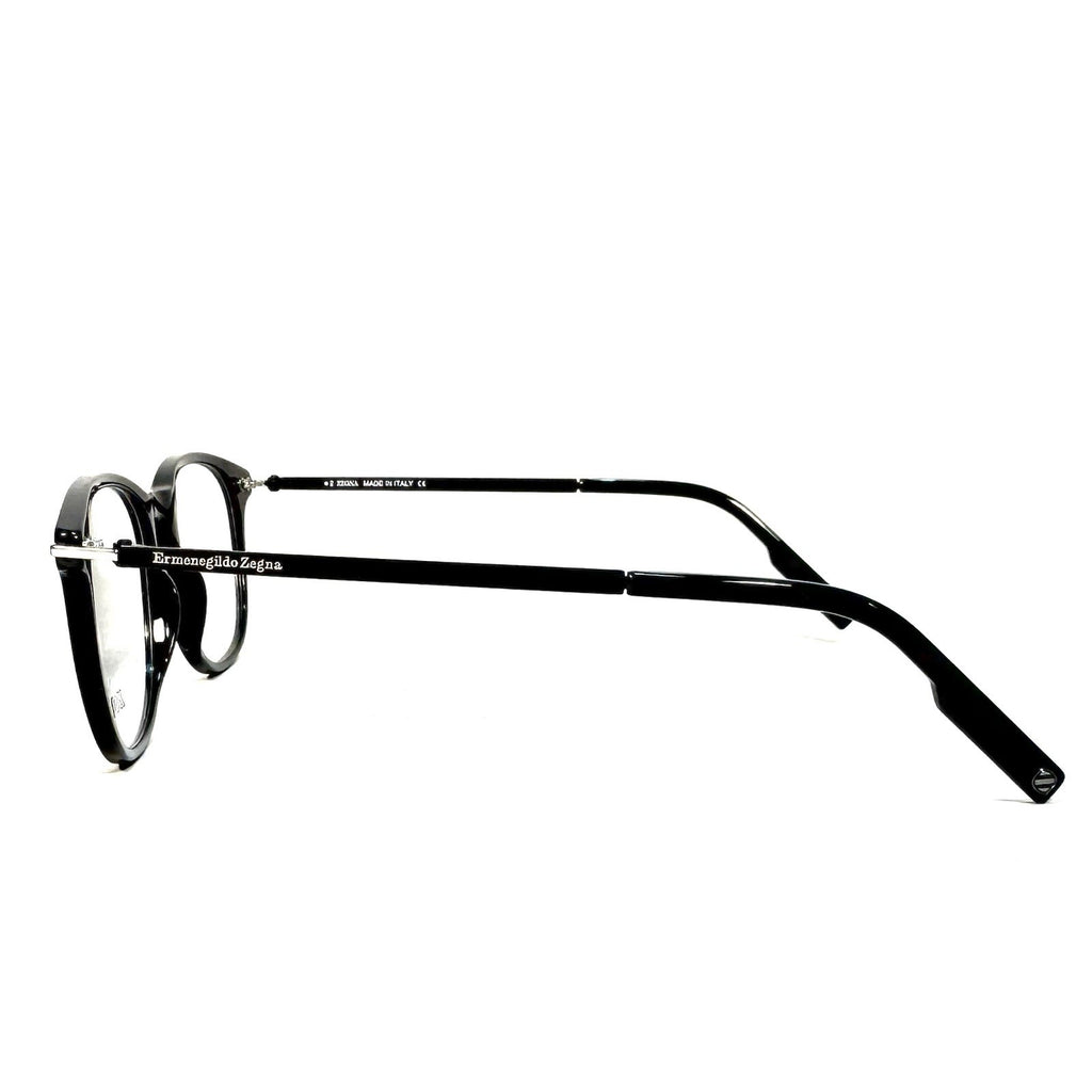 ERMENEGILDO ZEGNA Mens EZ5245 001 Round Eyeglasses Frames Black (MSRP $275)