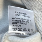 PARKE Womens Fleece Sweetheart Logo Mockneck Sweatshirt Grey L/XL