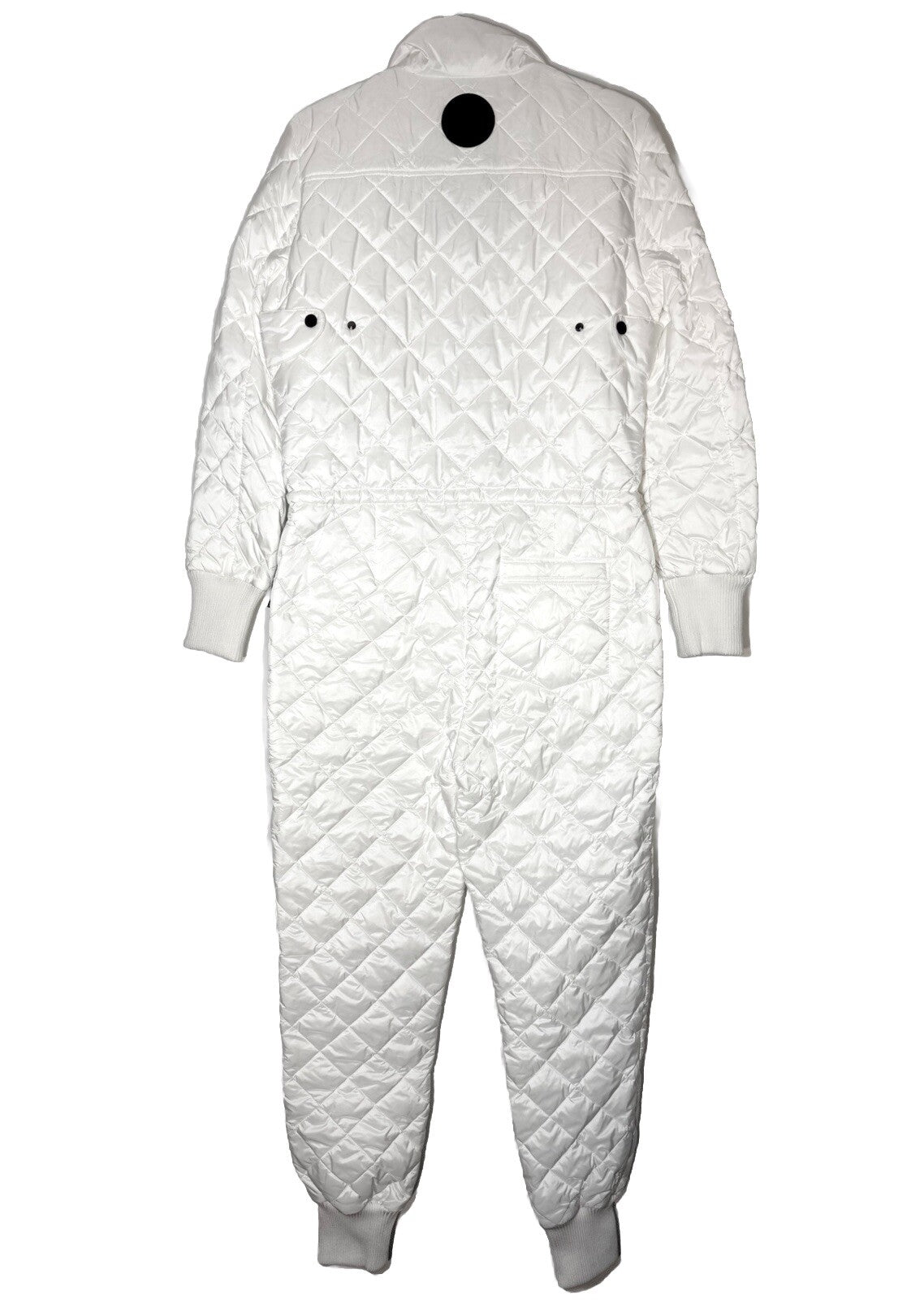 LUXTON Womens Original Quilted Ski Jumpsuit No. 1.2 White (MSRP $850)