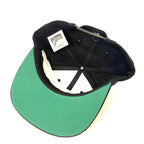 BILLIONAIRE BOYS CLUB Script Spellout Logo Snapback Hat Black (MSRP $50)