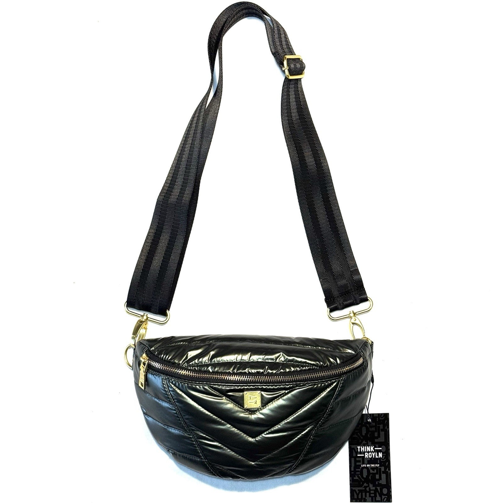 THINK ROYLN Little Runaway Sling Crossbody Bag Pearl Olive Green (MSRP $128)