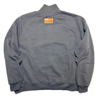 PARKE Womens Classic Heritage Mockneck Sweatshirt Dark Grey L/XL