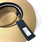 RAG & BONE Womens Florence Wool Felt Fedora Hat Camel Beige (MSRP $295)