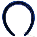 JENNIFER BEHR x Veronica Beard Tori Velvet Headband Navy Blue (MSRP $188)