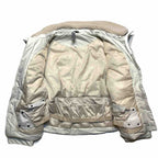 SWEATY BETTY Womens Alps Puffer Ski Jacket Coat Lily White (MSRP $368)