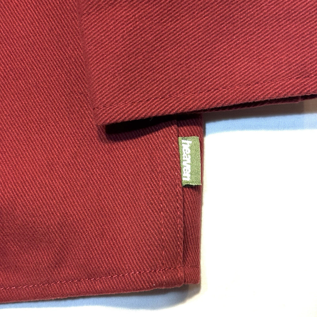 MARC JACOBS Heaven Mens Oversized Button Front Work Shirt Jacket Red (MSRP $195)
