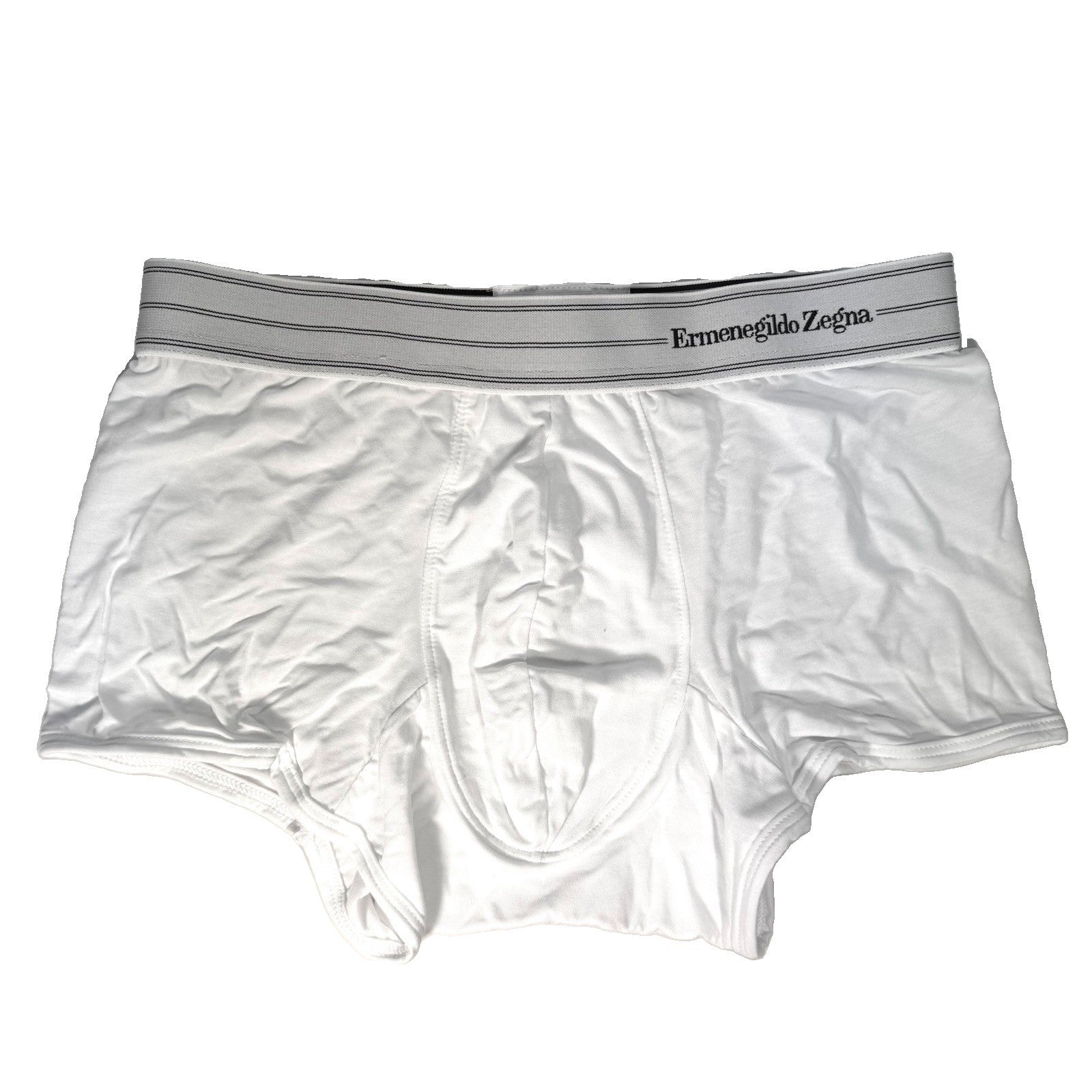 ERMENEGILDO ZEGNA Mens Stretch Cotton Trunk Underwear White XS (MSRP $55)