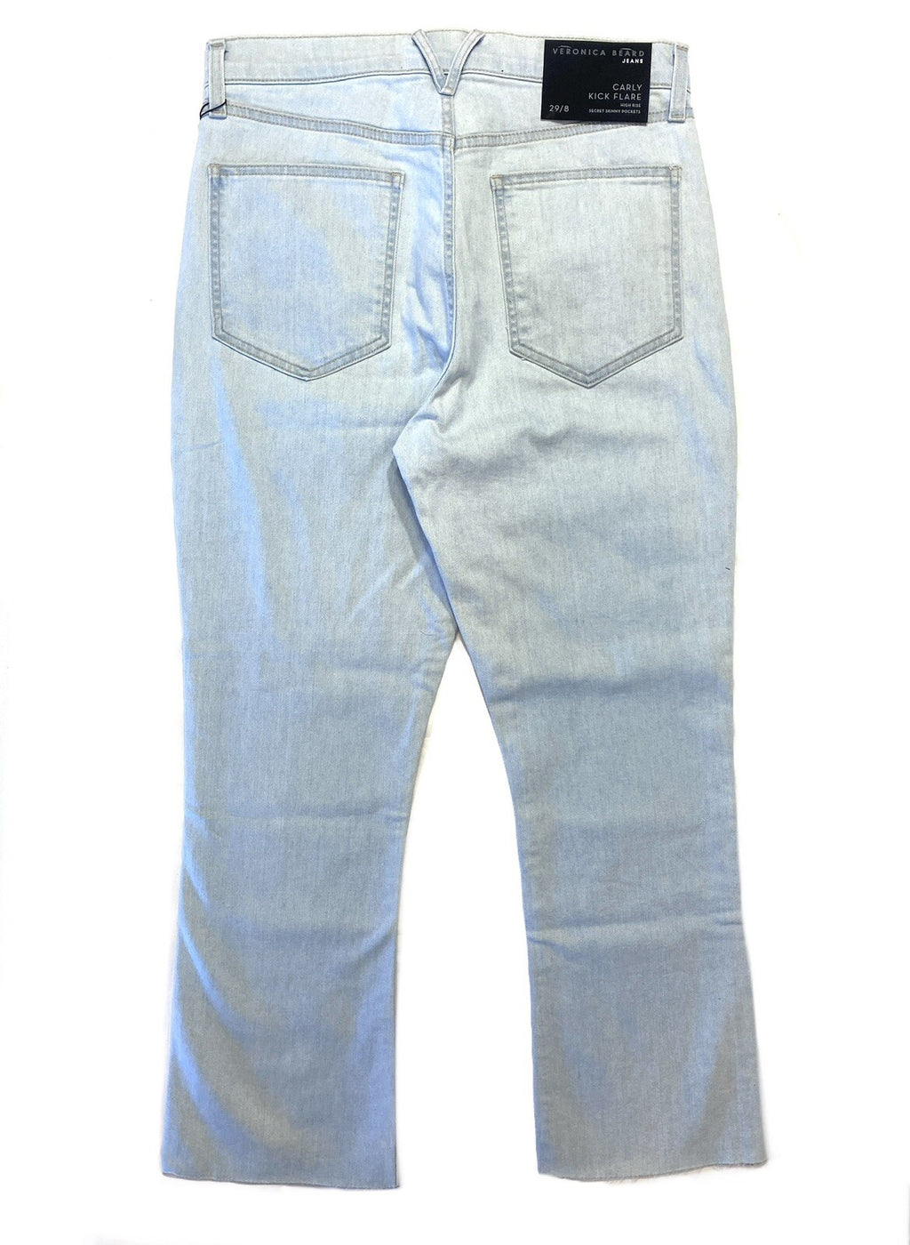 VERONICA BEARD Womens Carly Kick Flare High Rise Jeans Aspen Blue (MSRP $248)